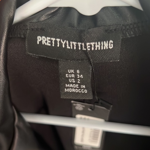 Prett Little Thing Leather Jacket - Picture 2 of 3